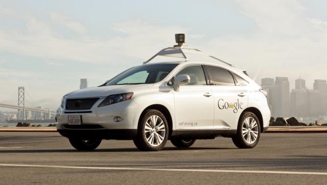 A Lexus SUV modified to be self-driving